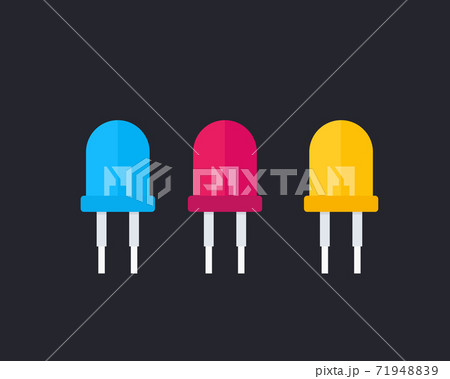 light emitting diodes vector illustration 71948839