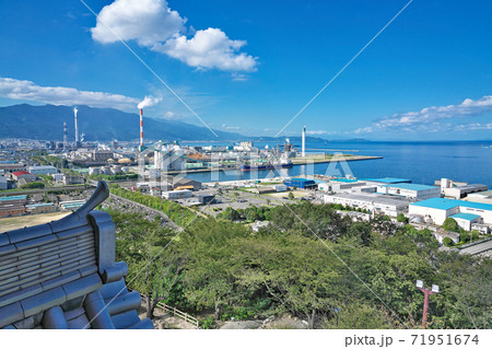 【川之江城より四国中央市を一望】 愛媛県四国中央市川之江町 71951674