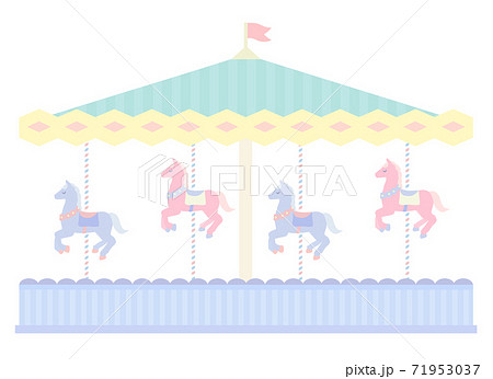 Merry Go Round Stock Illustration