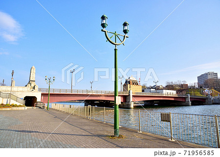 幣舞橋 ぬさまい橋 釧路のシンボル 北海道釧路市 の写真素材 [71956585] - PIXTA