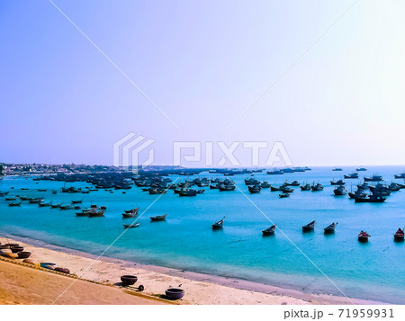 Fishing village in Mui Ne, Vietnam, Southeast Asia 71959931