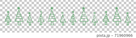 Fir tree border 71960966