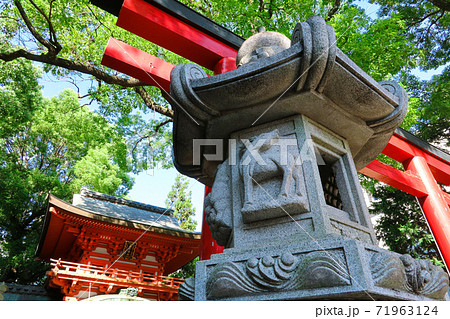 朱塗りの本殿が美しい、春日神社〈愛知県名古屋市〉 71963124