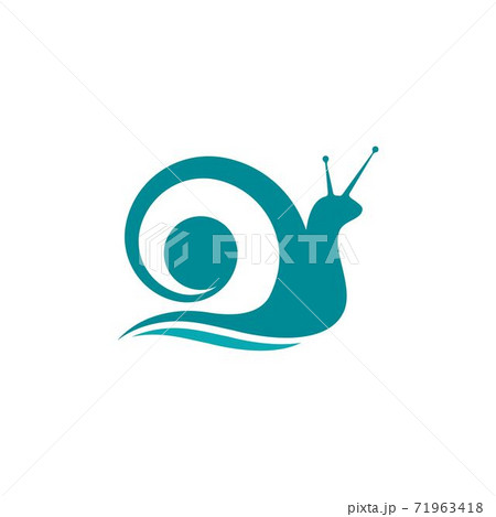 Snail Vector icon design illustration 71963418