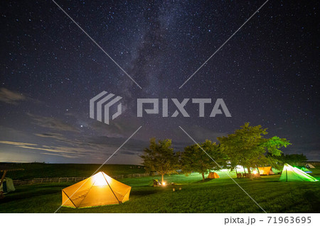 多和平キャンプ場の星景 71963695