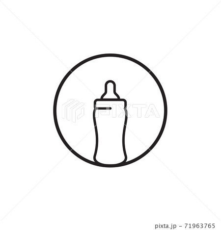 Baby milk bottle logo design template Baby milk bottle logo design template 71963765