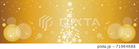 イルミネーション 冬 雪 クリスマス バナー 背景 イラスト素材のイラスト素材