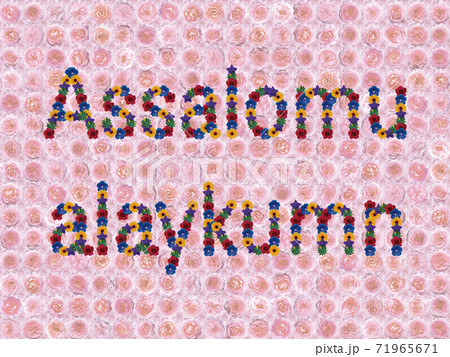 花「こんにちは（ウズベク語_B）」（フラゴナール） 71965671