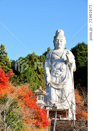壷阪寺 天竺渡来大観音石像 壷阪寺 天竺渡来大観音石像 71965675