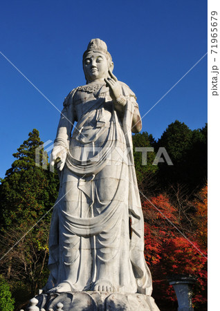 壷阪寺　天竺渡来大観音石像 71965679