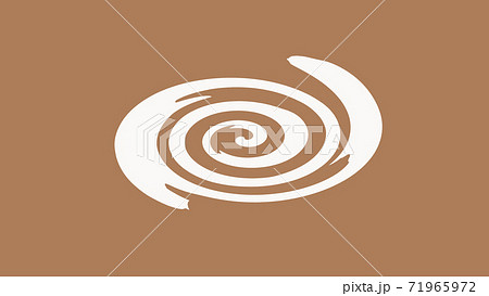 コーヒーと渦巻き状のミルクの抽象的な背景イメージ素材 コーヒーと渦巻き状のミルクの抽象的な背景イメージ素材 71965972