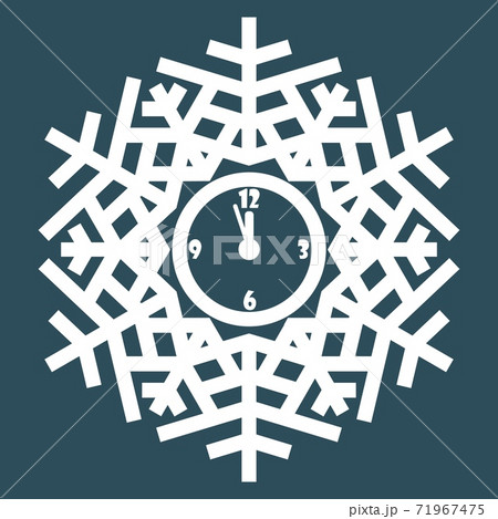 Snowflake winter vintage. 2021. Symbol of cold winter Snowflake winter vintage. 2021. Symbol of cold winter 71967475