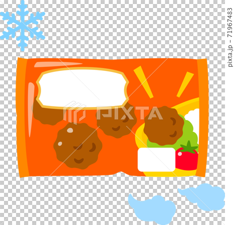 Commercially available frozen meatballs 71967483