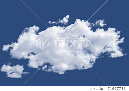 Isolated cloud over Pantone Blue Classic 19-4052 71967731