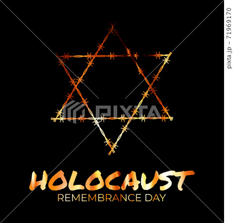 International holocaust remembrance day background. Vector Illustration International holocaust remembrance day background. Vector Illustration 71969170