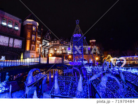 白い恋人パークのイルミネーション 71970484