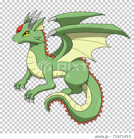 Western Dragon Stock Illustration