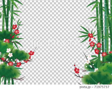 松竹（日本風格的圖像） 71975737