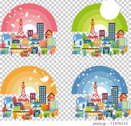 感受春，夏，秋，冬四個季節的城市風光 71976153