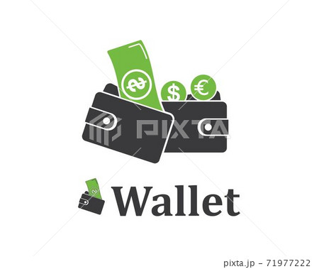 wallet logo icon vecto 71977222