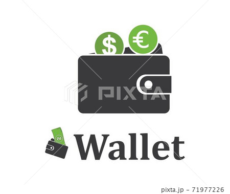 wallet logo icon vecto 71977226