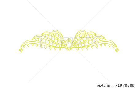 ティアラ　線画イラスト_25 71978689