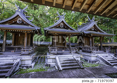 吉野神宮　摂社三本殿　奈良県吉野郡吉野町 71979397
