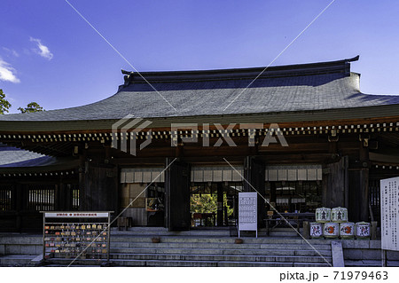 吉野神宮　拝殿　奈良県吉野郡吉野町 71979463