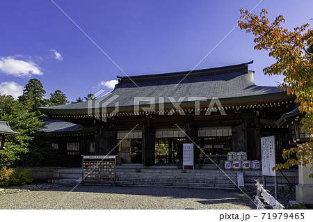 吉野神宮　拝殿　奈良県吉野郡吉野町 71979465