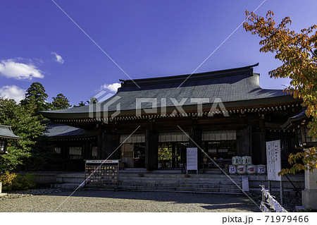吉野神宮 拝殿 奈良県吉野郡吉野町 吉野神宮 拝殿 奈良県吉野郡吉野町 71979466