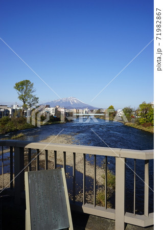 北上川の流れと鉄橋 北上川の流れと鉄橋 71982867