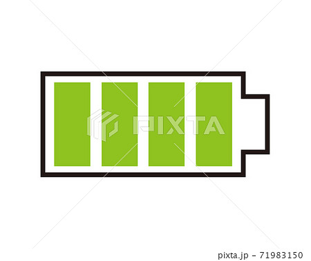 電池 充電池のベクターイラスト バッテリのイラスト素材