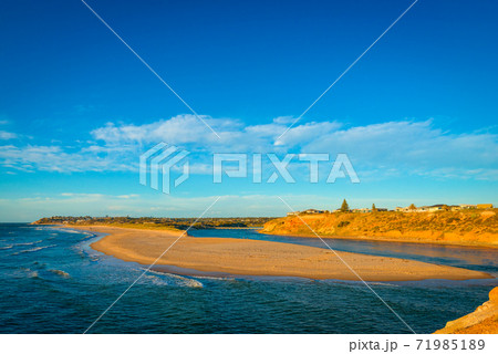South Port beach at sunset, Port Noarlunga 71985189