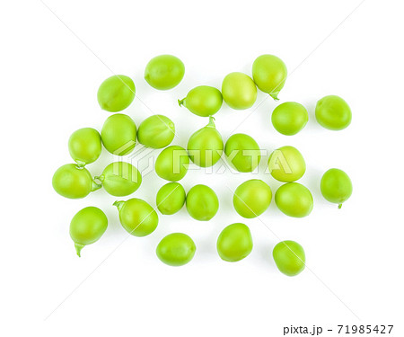 Snow peas isolated on white background Snow peas isolated on white background 71985427