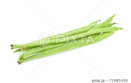 Green beans isolated on white background. 71985430