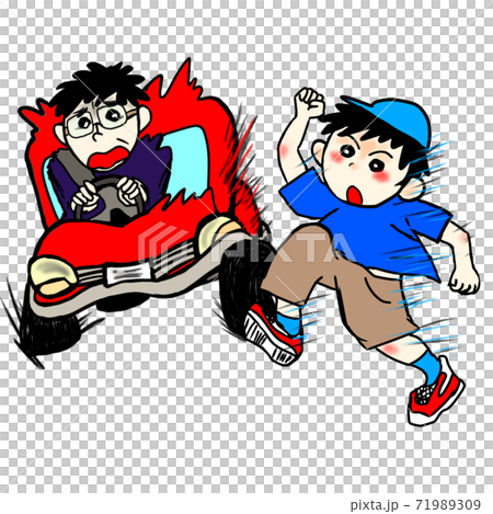 Be careful of jumping out of elementary school students Be careful of jumping out of elementary school students 71989309