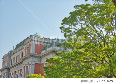 【大阪府】5月・新緑時期の大阪市中央公会堂 71991629