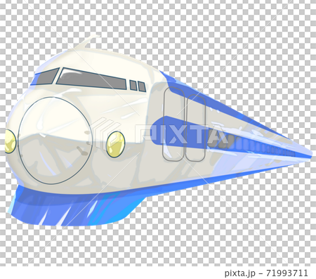 0系新幹線のイラスト素材