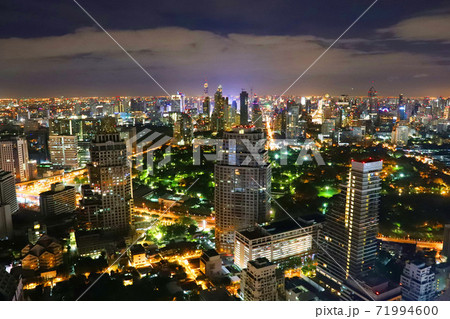 バイヤンツリーバンコク ルーフトップバー ヴァーティゴからの夜景 バイヤンツリーバンコク ルーフトップバー ヴァーティゴからの夜景 71994600