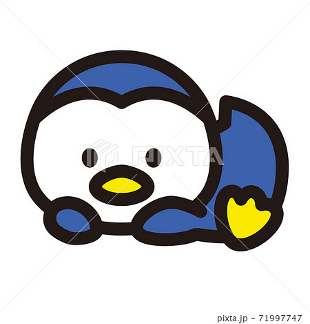 かわいいペンギンのキャラクターのイラスト素材