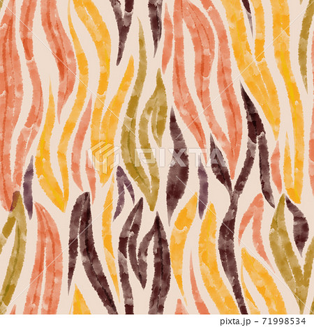 Watercolor stripes with zebra tiger skin repeat pattern. Watercolor stripes with zebra tiger skin repeat pattern. 71998534