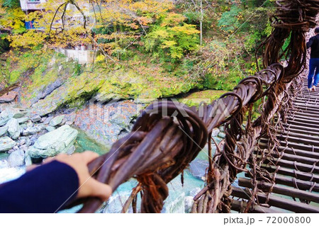 徳島県三好市　かずら橋 72000800