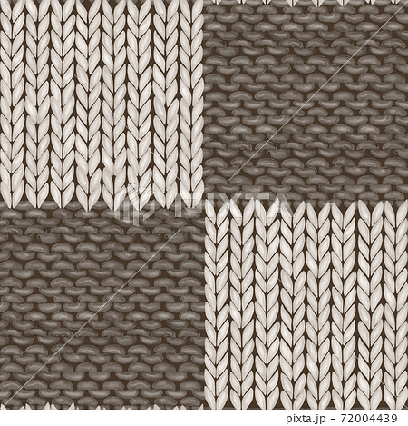 Black and white patchwork checkered realistic knitted seamless pattern Black and white patchwork checkered realistic knitted seamless pattern 72004439