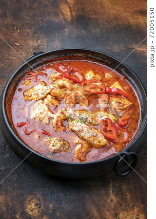 Creole cajun court bouillon with fish and seafood gumbo chowder stew Creole cajun court bouillon with fish and seafood gumbo chowder stew 72005150