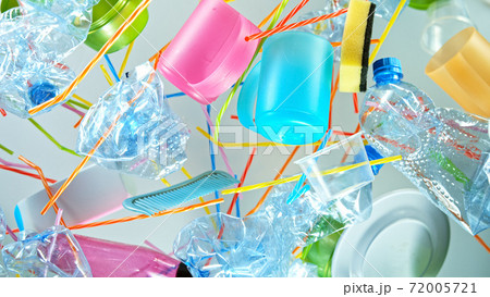 Plastic Bottles and Containers Prepared for Recycling. Plastic Bottles and Containers Prepared for Recycling. 72005721