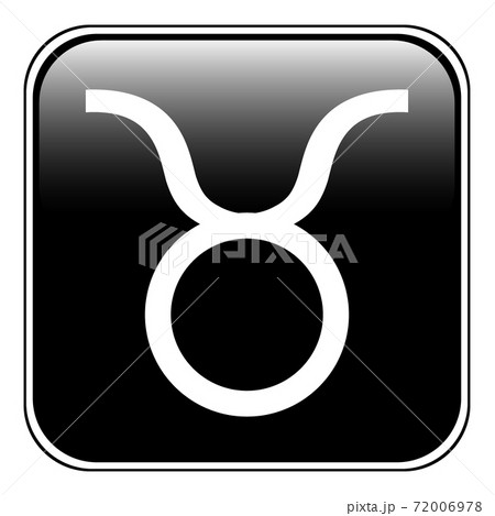 Taurus Symbol On White のイラスト素材