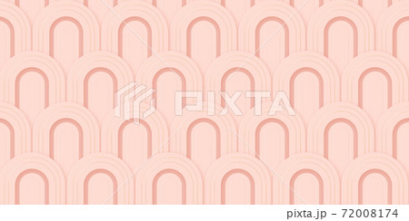 Seamless geometric 3d luxury background. Art deco modern vector pattern. Design element gold gatsby fan frame 72008174