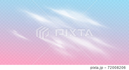 Pink sky pastel vector cloud. Realistic transparent heaven dream sky. Cloudy fluffy magic sunset illustration 72008206