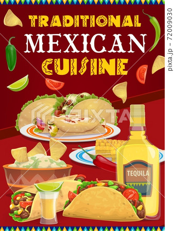 Mexican cuisine food, drink of Viva Mexico holiday 72009030