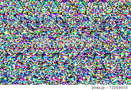 Pixel Noise Background Of Tv Screen Glitch Textureのイラスト素材